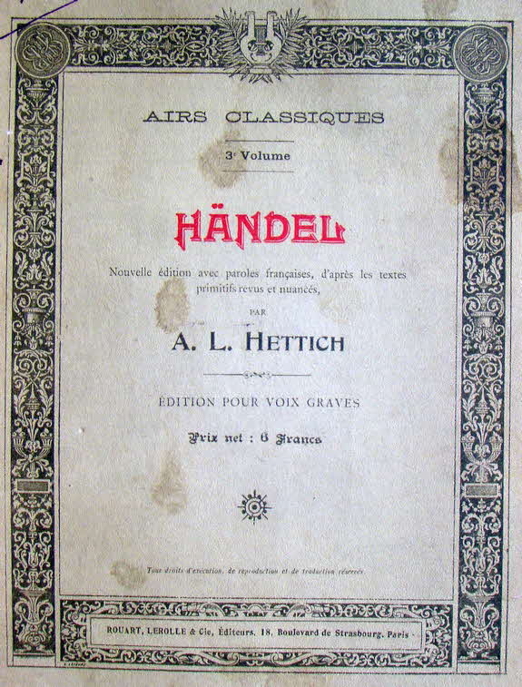 Georg Friedrich H�ndel (George Frideric Handel  *5. M�rz 1685 in Halle (Saale); � 14. April 1759 in London) war ein deutsch-britischer Komponist des Barock. Sein Hauptwerk umfasst 42 Opern und 25 Oratorien, Kirchenmusik f�r den englischen Hof, Kantaten, zahlreiche Werke f�r Orchester sowie Kammer-und Klaviermusik  - 39 € mtl./K 350 €